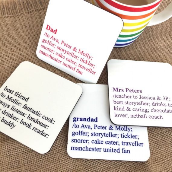 Personalised Definition Coaster - Name It Labels